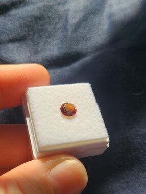 Crackling Fire Topaz Faceted Gemstone